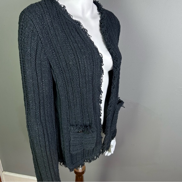 J Crew cardigan sweater small brass buttons capsule old money coastal grandma - Picture 4 of 11